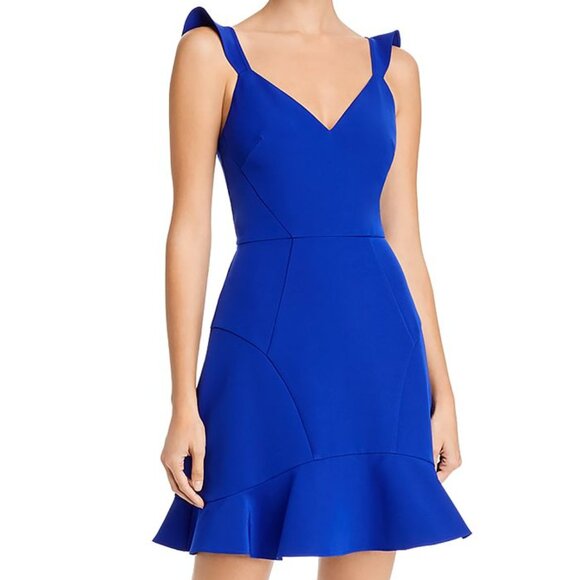 Aidan by Aidan Mattox Crepe Cocktail Dress NWT - Picture 1 of 4